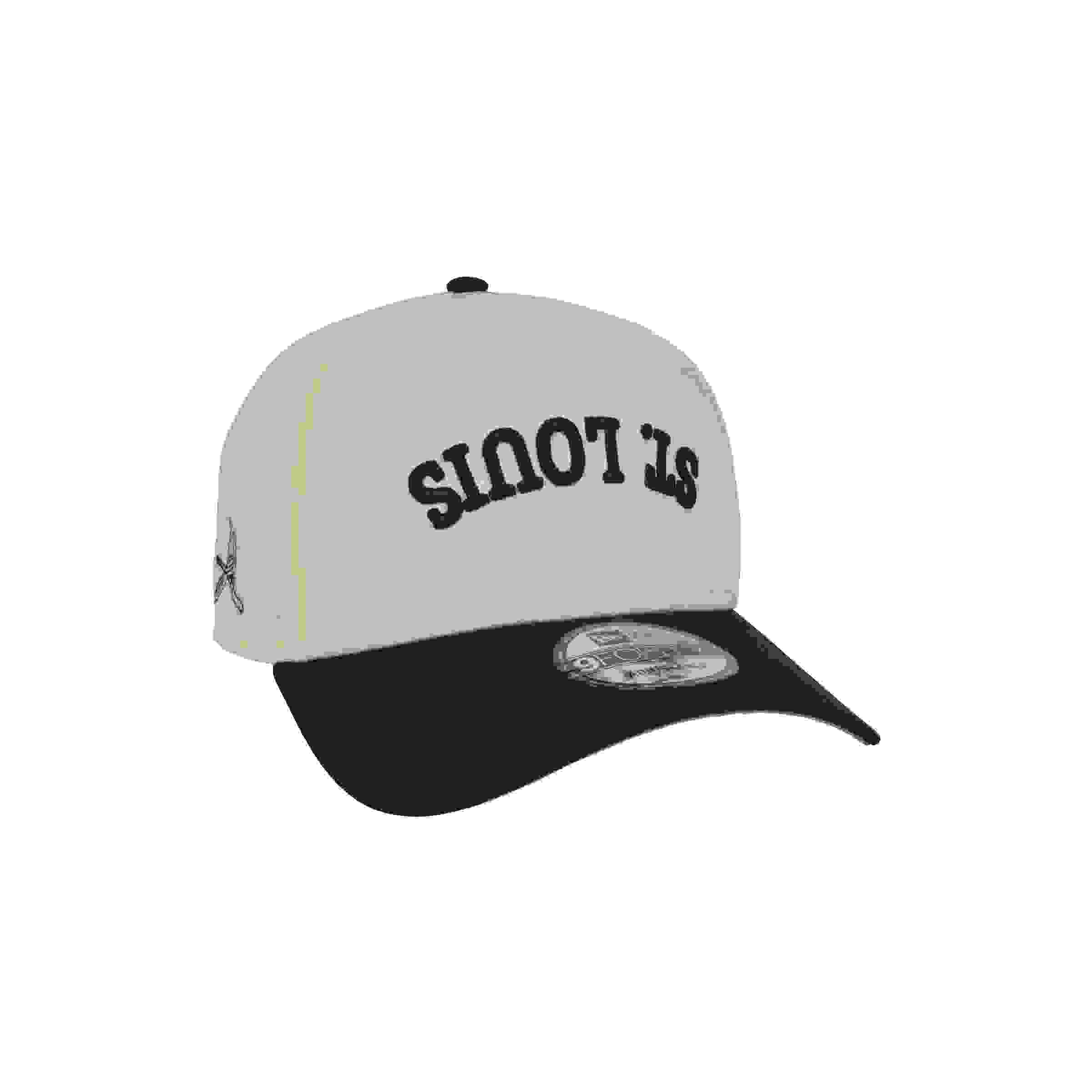 New Era St. Louis Cardinals 9FORTY Upside Down Off White/Black Snapback Hat